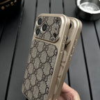 Luxury Pattern Leather Phone Case With Shockproof Edges