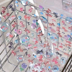 3D handmade glue stickers+  Transparent mobile phone case