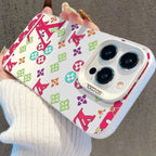 Classic Floral Apple Painted iPhone Case