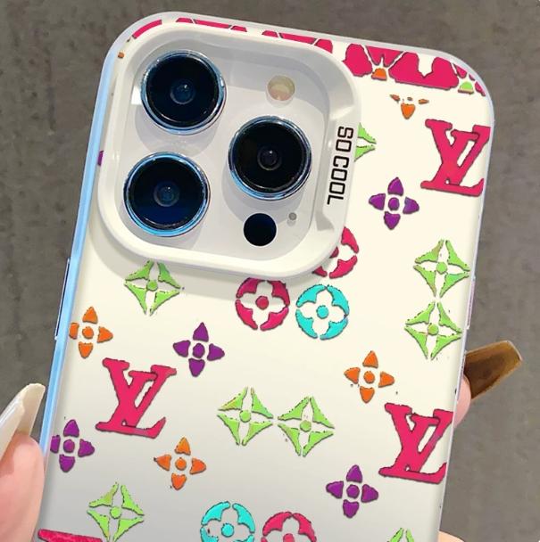 Classic Floral Apple Painted iPhone Case