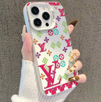 Classic Floral Apple Painted iPhone Case