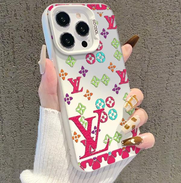Classic Floral Apple Painted iPhone Case