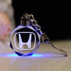 Keychain with 3D Automotive Logo in Crystal
