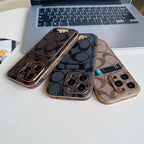 Classic iPhone Case With Card Holder Coffee -KB241651