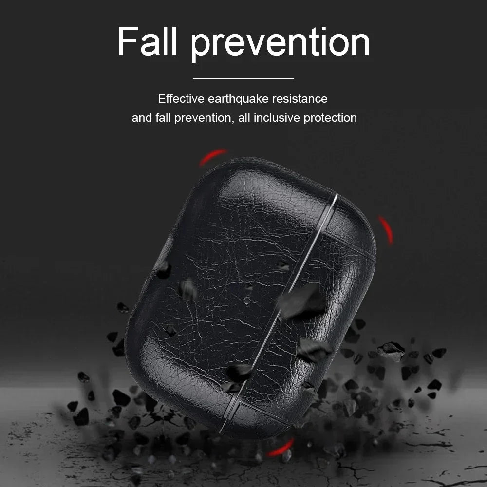 For Airpods Pro 2 Case Leather Earphone Case For Apple Air Pod 3 Pro 2nd Generation USB C